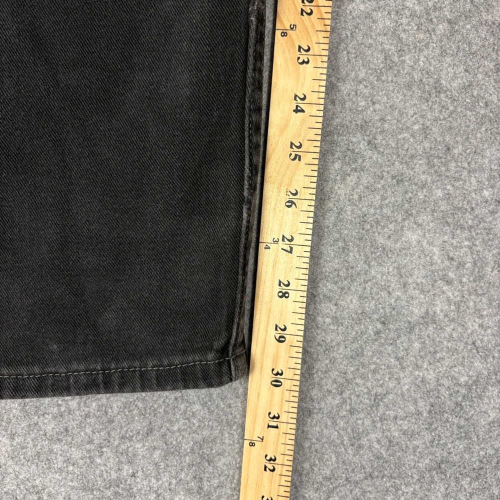 Lee Dungarees Mens Black Carpenter Jeans Relaxed Fit Workwear Pants 29x30 - Picture 4 of 7